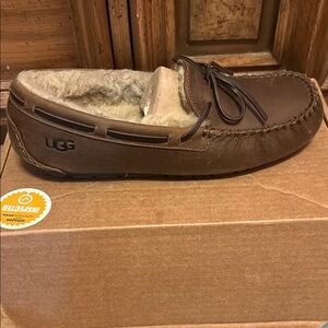 UGG Men's Brown Moccasin Slippers
